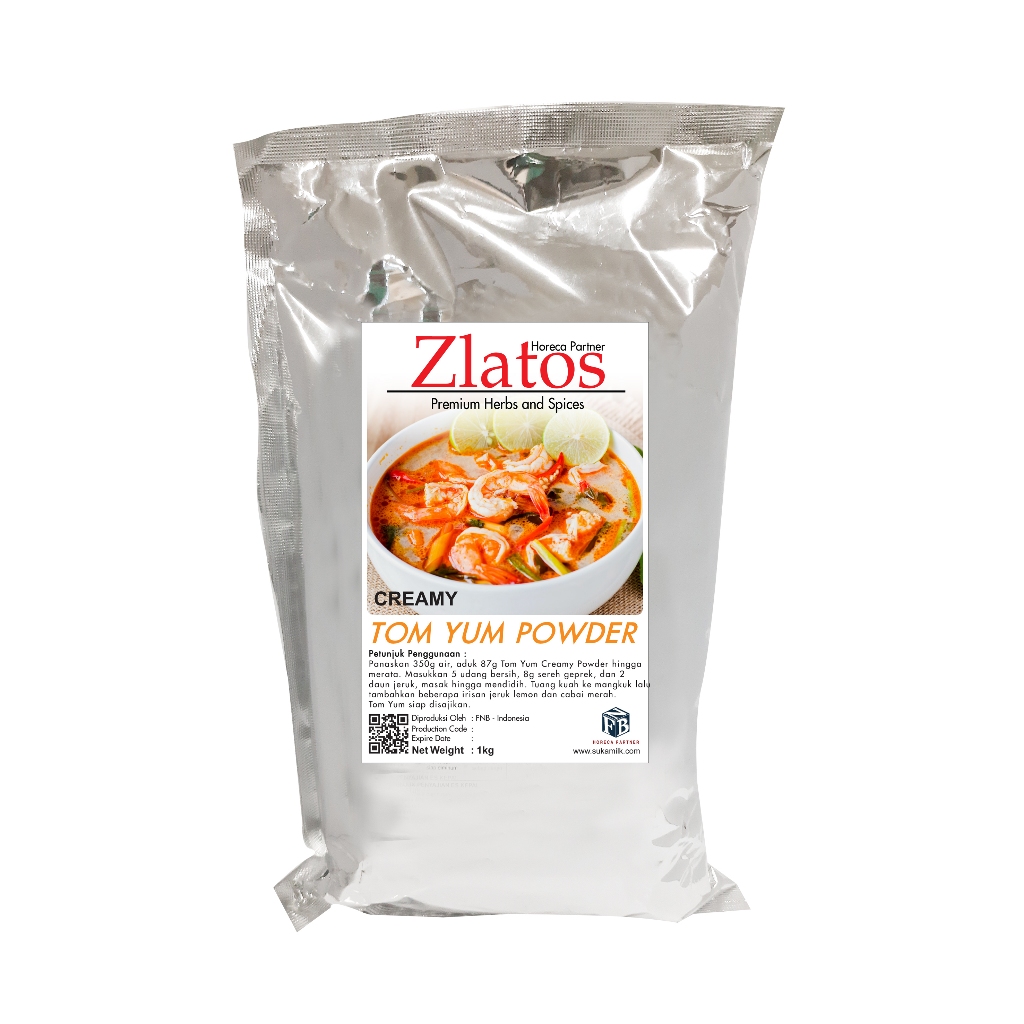 

Bumbu Tom Yum Powder Creamy Zlatos