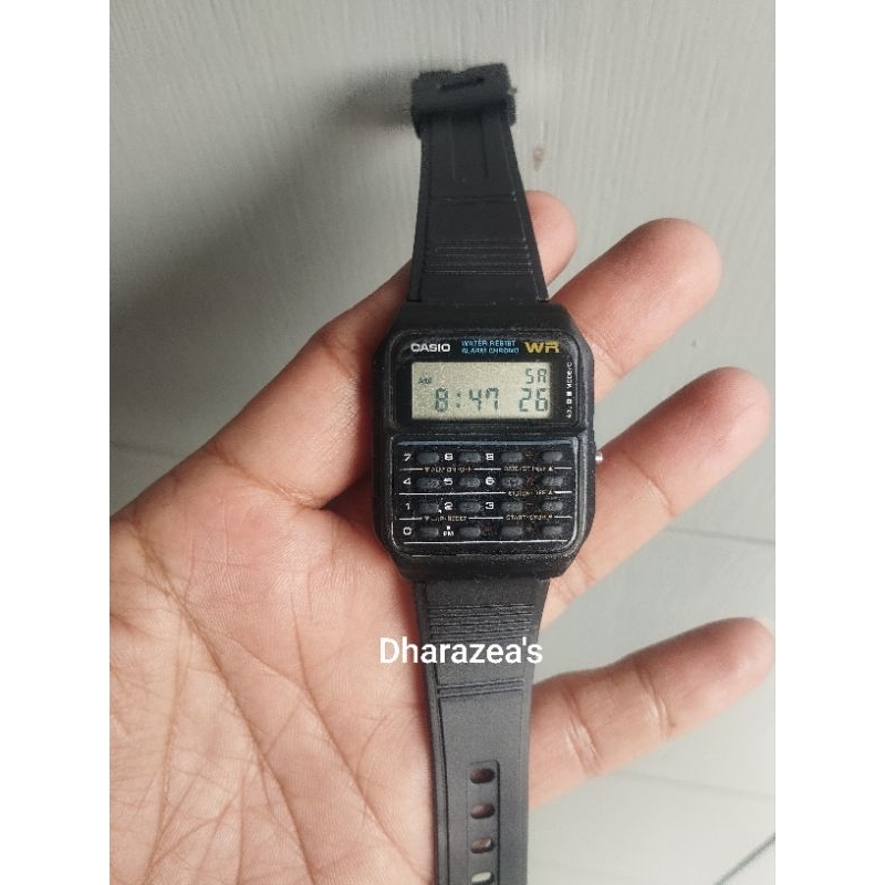 Jam Casio CA-53 Calculator second bekas