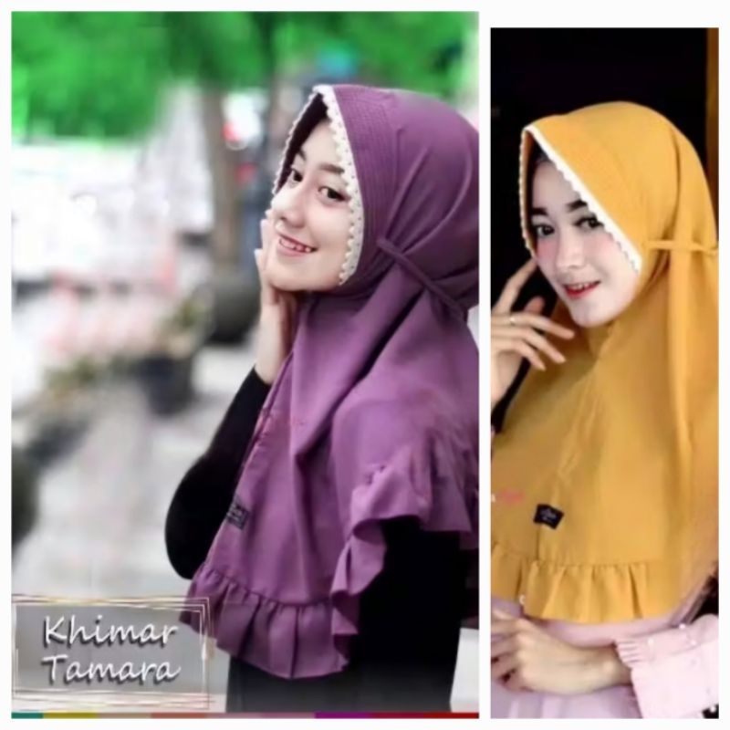 KHIMAR PET TAMARA TALI HIJAB INSTAN TALI KHIMAR WOLFIS