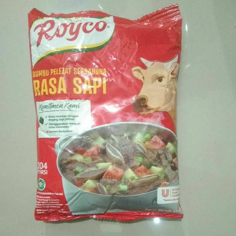 

Royco rasa sapi bumbu pelejat serba guna 460gr