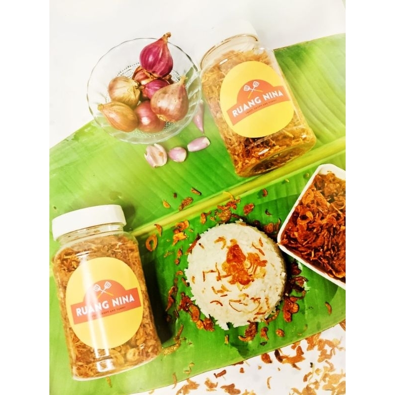 

RB Bawang Goreng Asli Tanpa Campuran 2 pcs Toples Ukuran 200gr