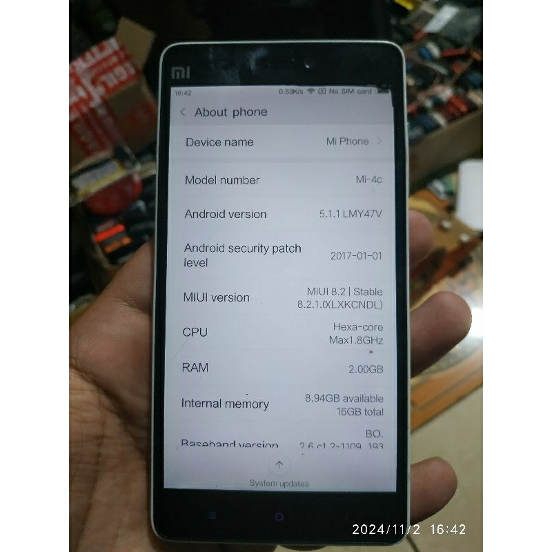 XIAOMI MI 4C MINUS