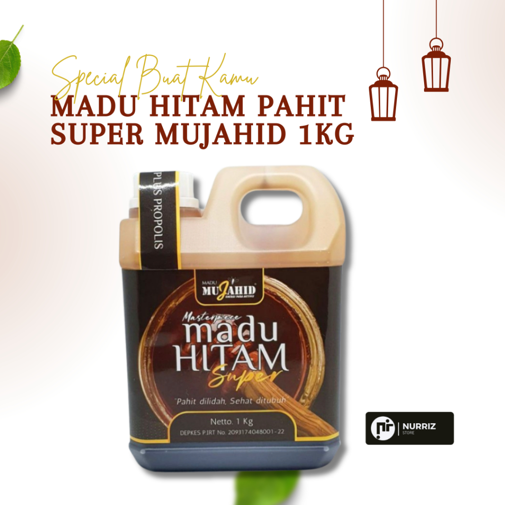 

Madu Hitam Pahit Super Mujahid 1Kg