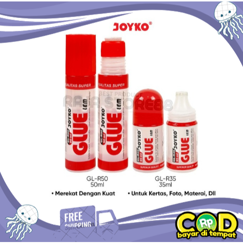 

Lem Cair Joyko 35ml 50ml (12 PCS)