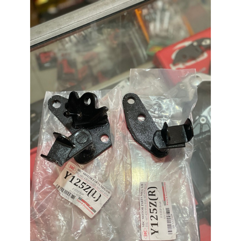 besi breket step depan y125z/125zr