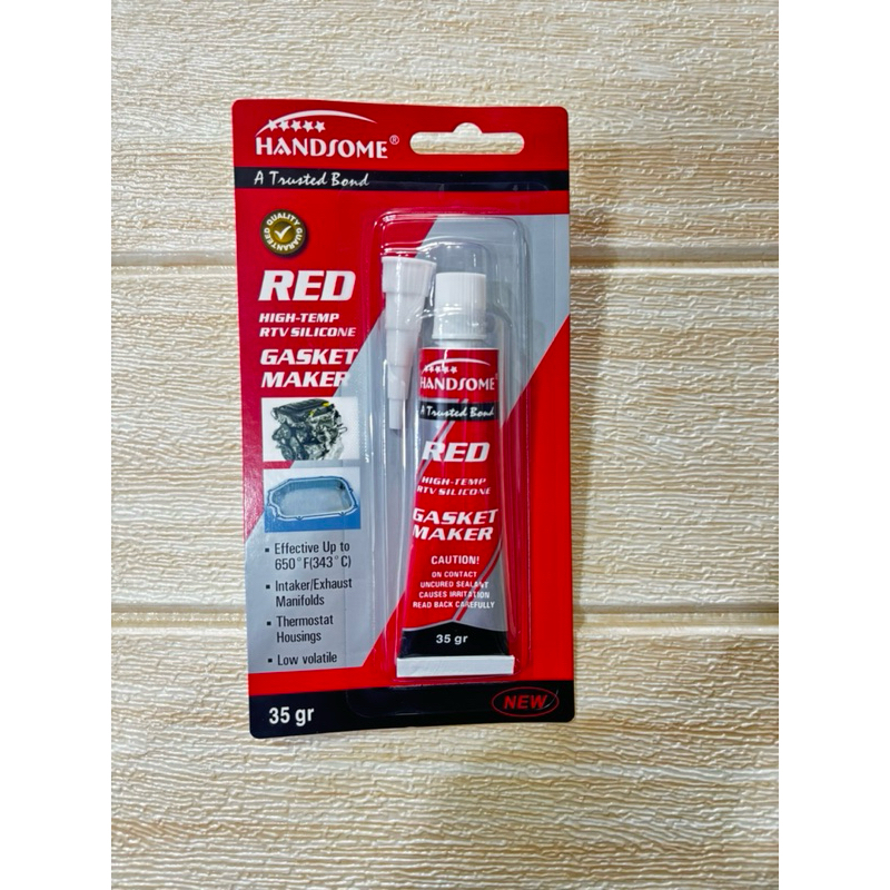 Lem Silicone Red 35gr Tahan Panas