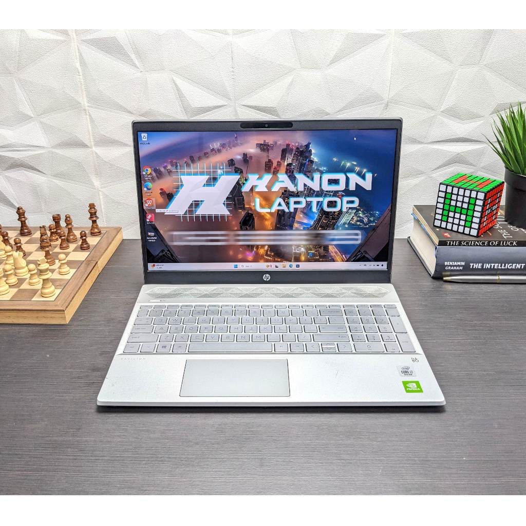 Laptop Gaming Desain Elegant Layar Luas HP Pavilion 15 Core i7-1065G7 Ram 16 GB SSD 512 GB