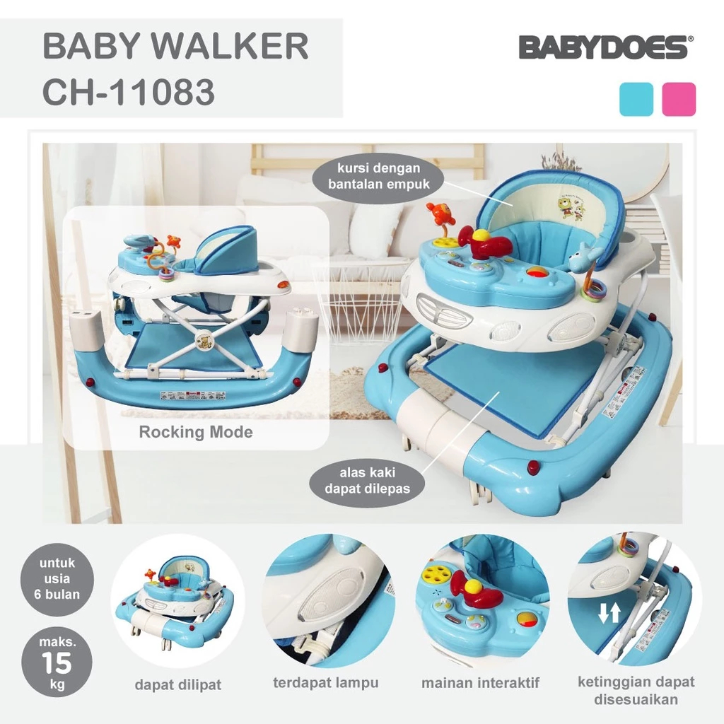 Roda Dorong Babydoes Babywalker CH 11083