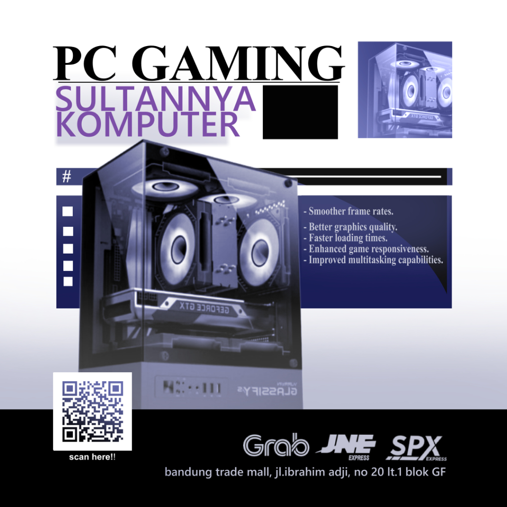 PC Core Core Desain Video Editing Game i7 ram 16gb vga 4gb ssd hd 1TB