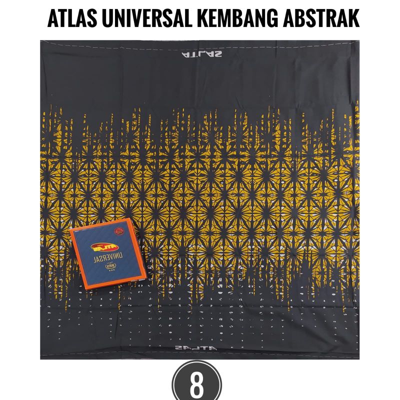 Atlas universal kembang abstrak/sarung atlas/motif kembang