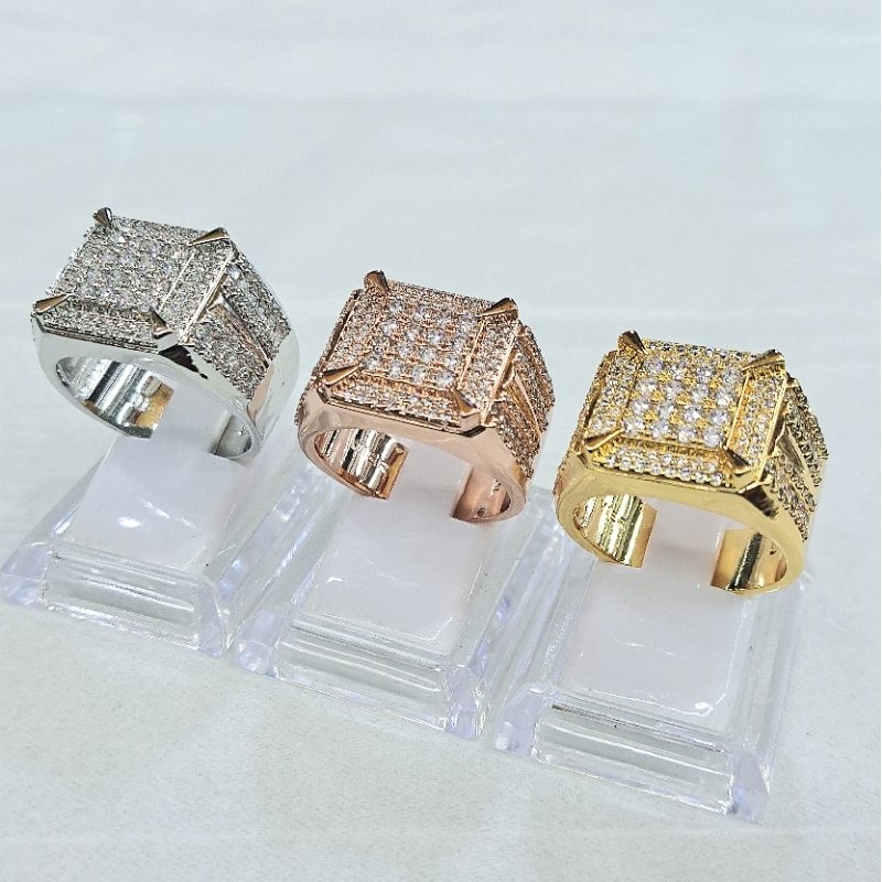 Cincin Pria Titanium Lapis Kristal Berlian Edition Terbaru Super Eklusif (04)