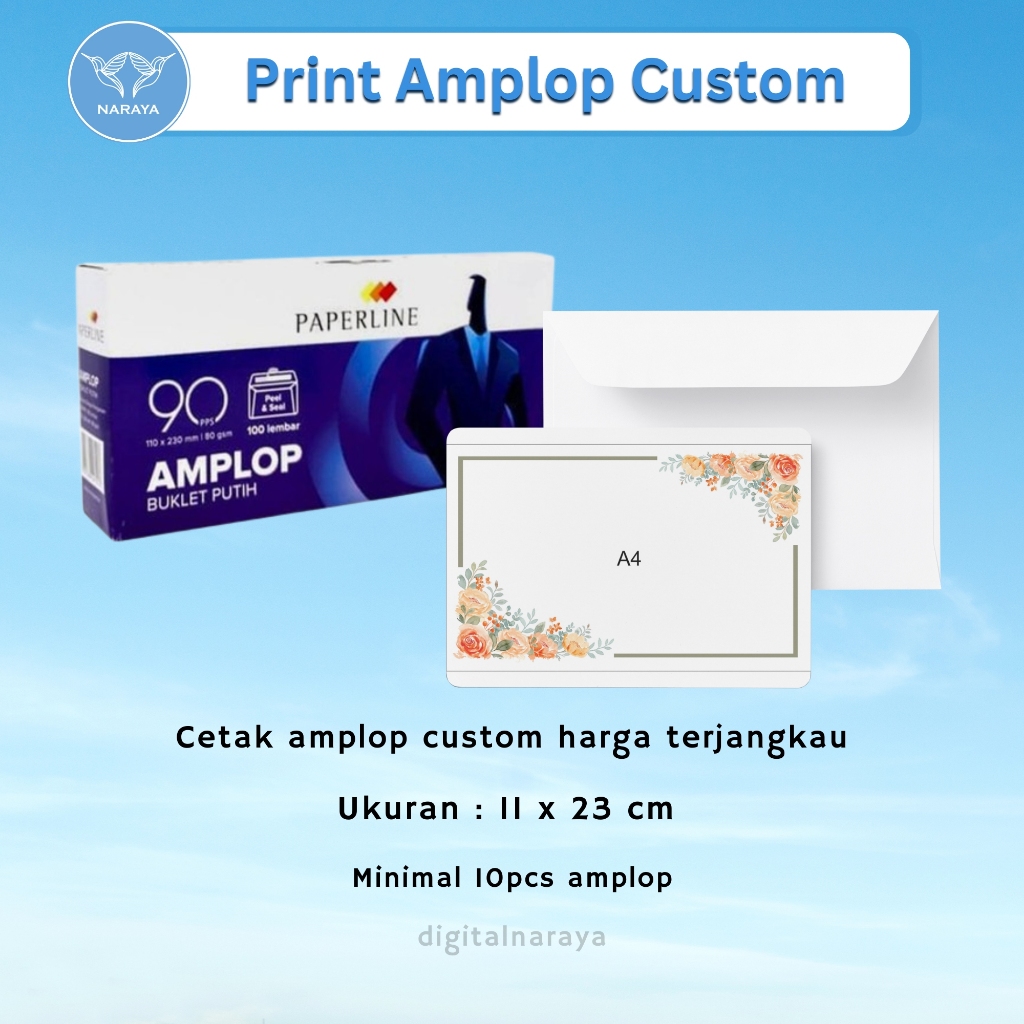 

Cetak Amplop BESAR Custom / Amplop berlogo / Amplop Kondangan / Amplop Instansi