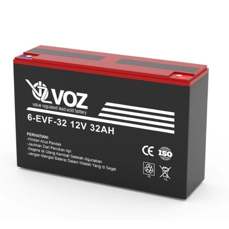 Voz Baterai Sepeda Listrik Motor Listrik 12V 32 Ah | Voz E-Bike Baterai 12V 32 Ah