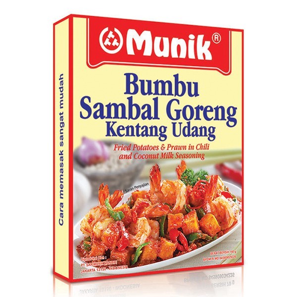 

Munik Bumbu Sambal Goreng Kentang Udang 140 g