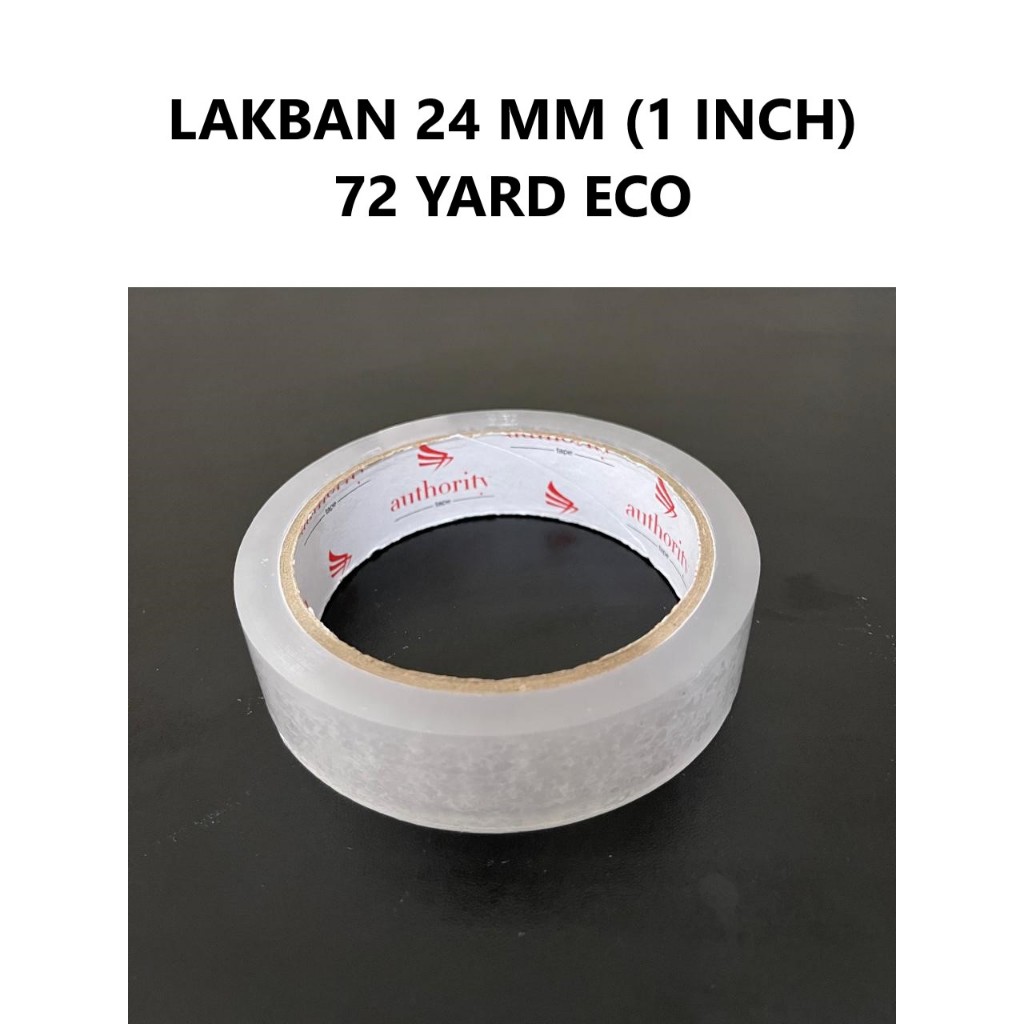

Lakban 24 MM ( 1 inch ) x 72 yard ECO / solasi / isolasi / isolatip / selotip