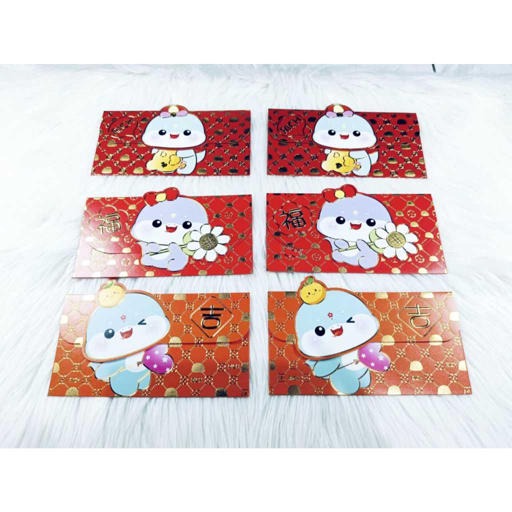 

Angpao Imlek Shio Ular 4052 Isi 6 pcs Bentuk Dompet Import