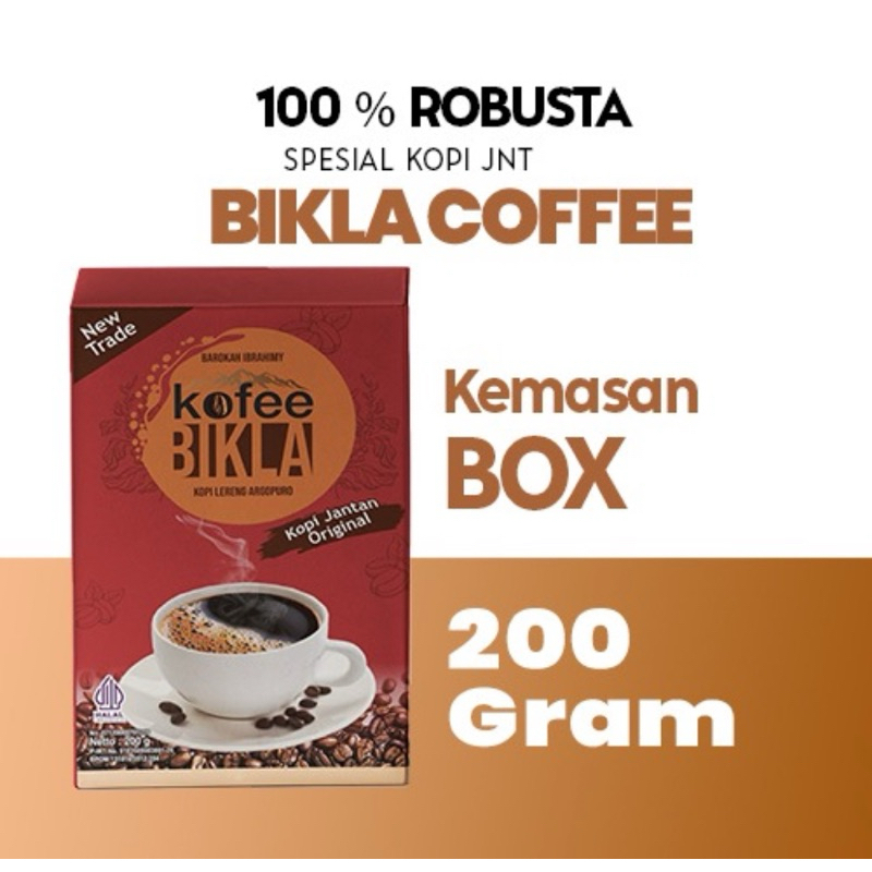 

BIKLA COFFEE, kopi robusta 100% asli pegunungan