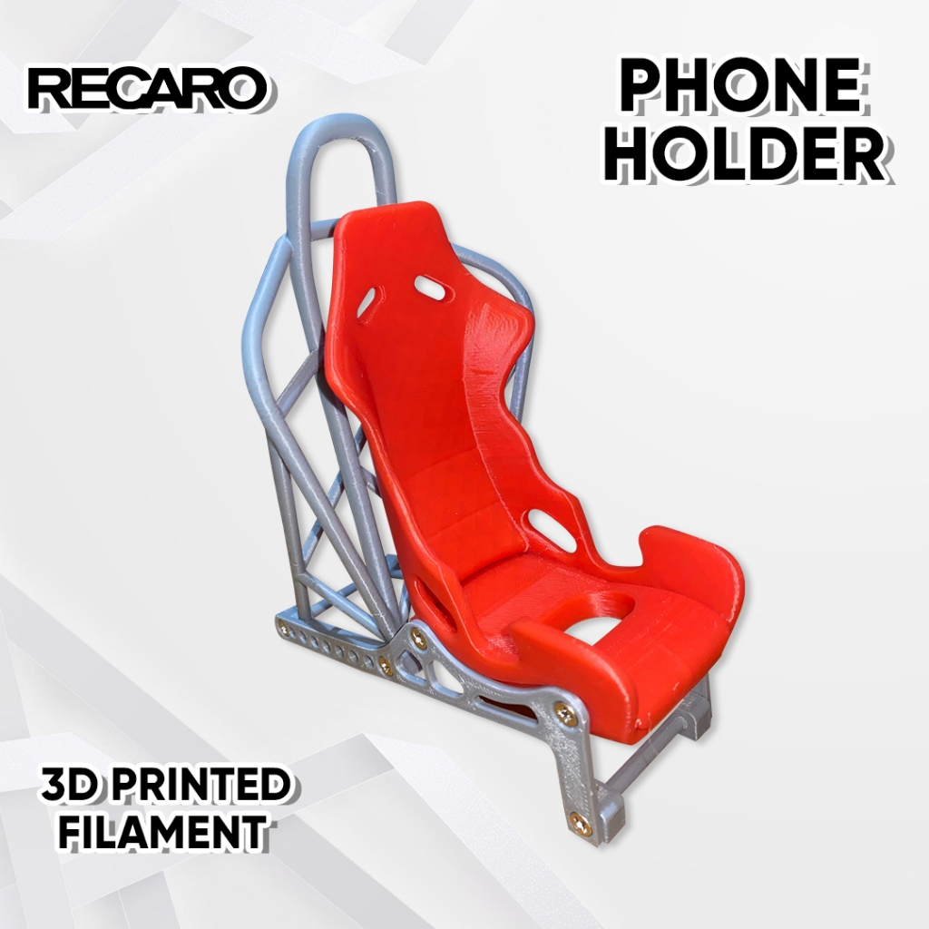 Phone Holder RECARO / dudukan hp RECARO / Racing Seat Recaro Rollbar Display