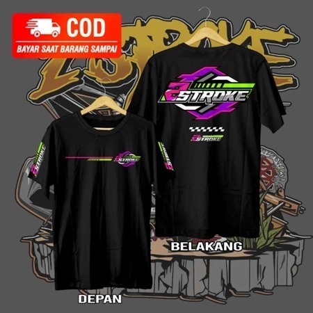 KAOS 2 STROKE | KAOS MEKANIK AMATIR | KAOS RACING ORIGINAL | BAJU RACING ORIGINAL | KAOS RACING