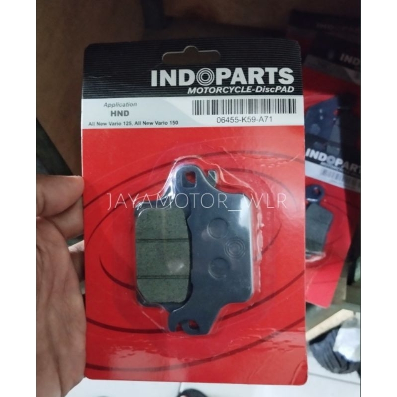 Kampas Rem Depan Discpad All New Vario 125 / 150 K59 Indoparts