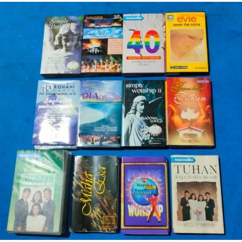 KASET PITA ROHANI PAKET 12 KASET (4)