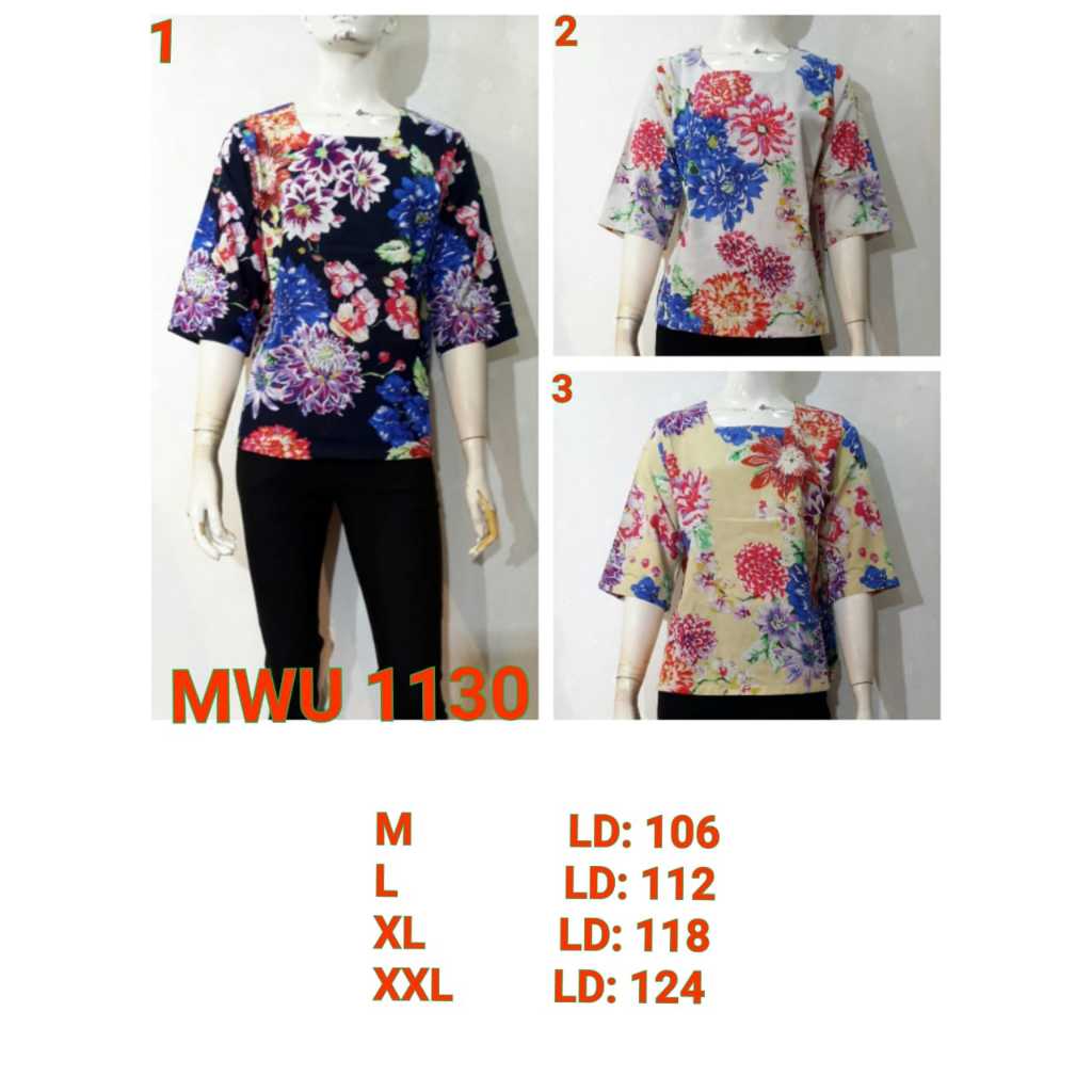 [MWU 1130] Blus/Blouse/Baju/Dress Murah