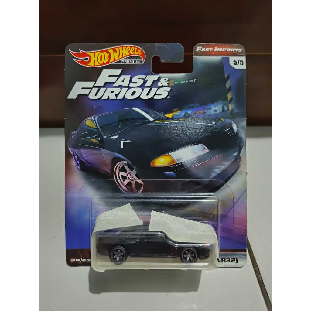 Hotwheels Fast Furious Premium Base Besi - Ban Karet Nissan Skyline R32 Fast Imports Rare