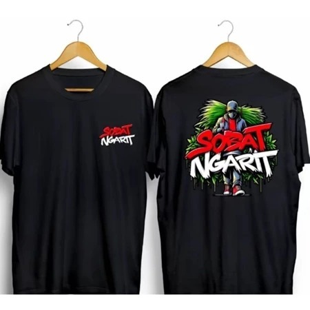 Kaos Distro SOBAT NGARIT, atasan pria wanita sobat ngarit, tshirt