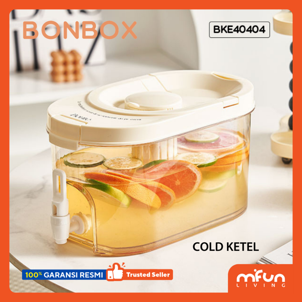 BONBOX Kettle Dispenser Box Minuman Dingin Estetik Teko Modern Air Panas Dingin Dengan Keran Buka Tu