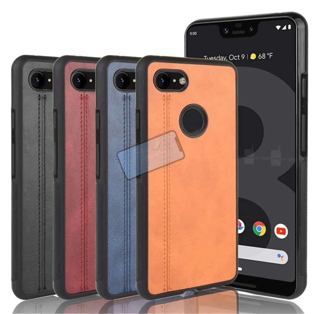 Google Pixel 3 3A 3XL 3A XL Soft Case Luxury Premium Leather anti-shock Pixel 3 Case