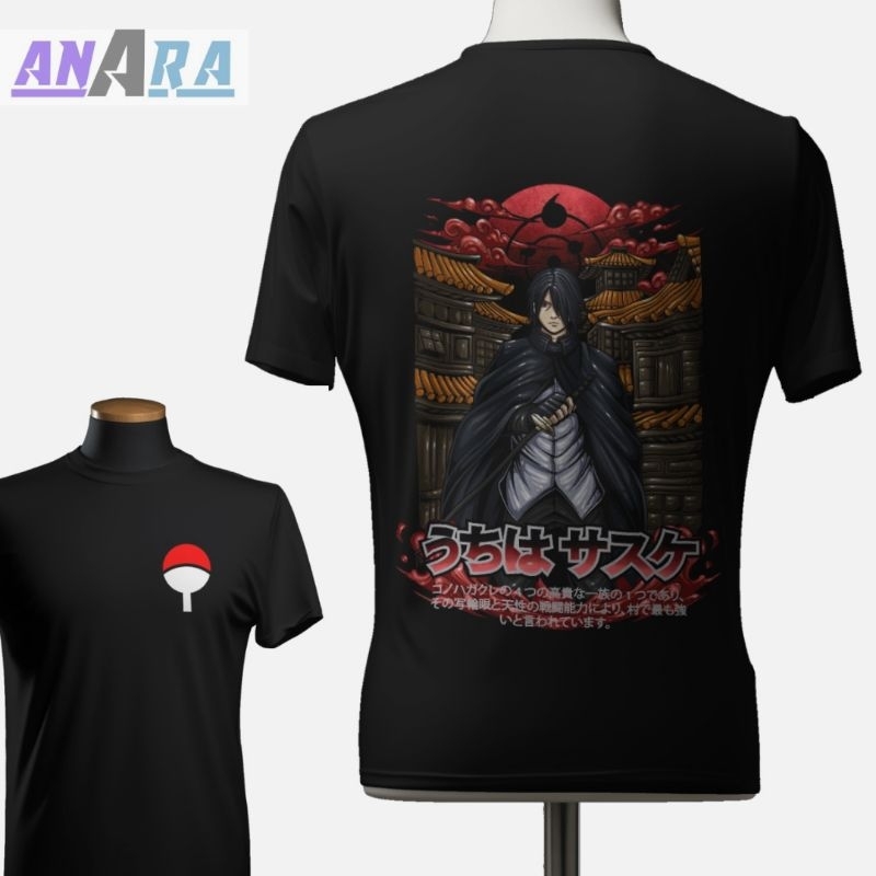 Kaos Uciha sasuke mata bulan _ Anara uciha05