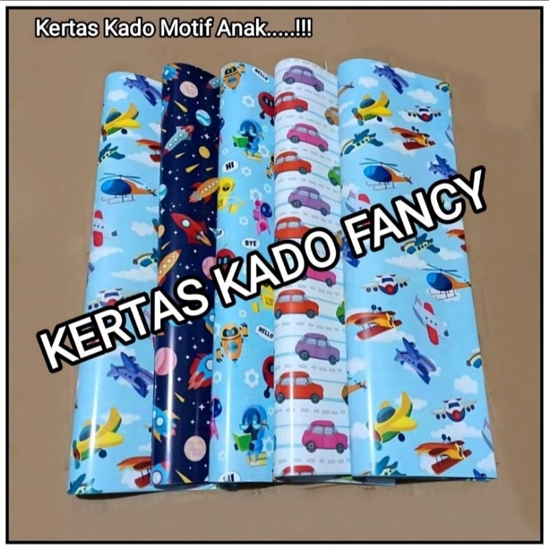 

Kertas Kado Karakter Per 25 Lembar