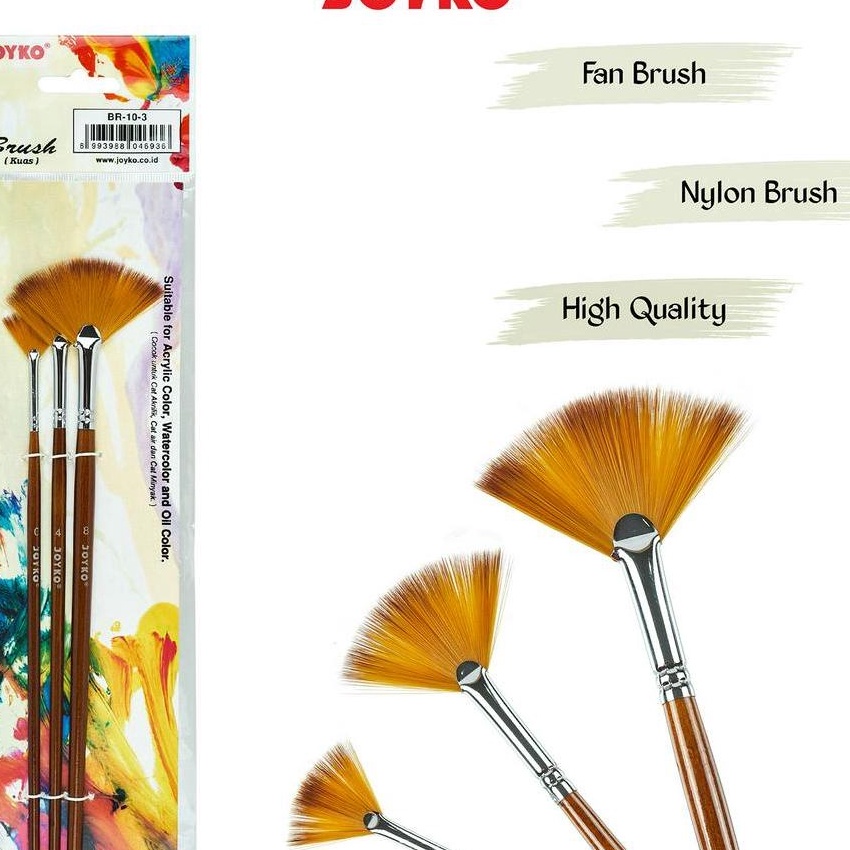

Sale Brush Kuas Cat Air Lukis Acrylic Joyko BR13
