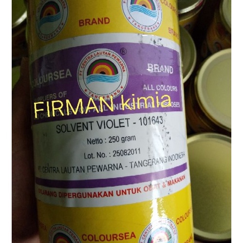 

FG2 pewarna ungu berbasis minyaklilinsoent violet11643 merk coloursea 25gr