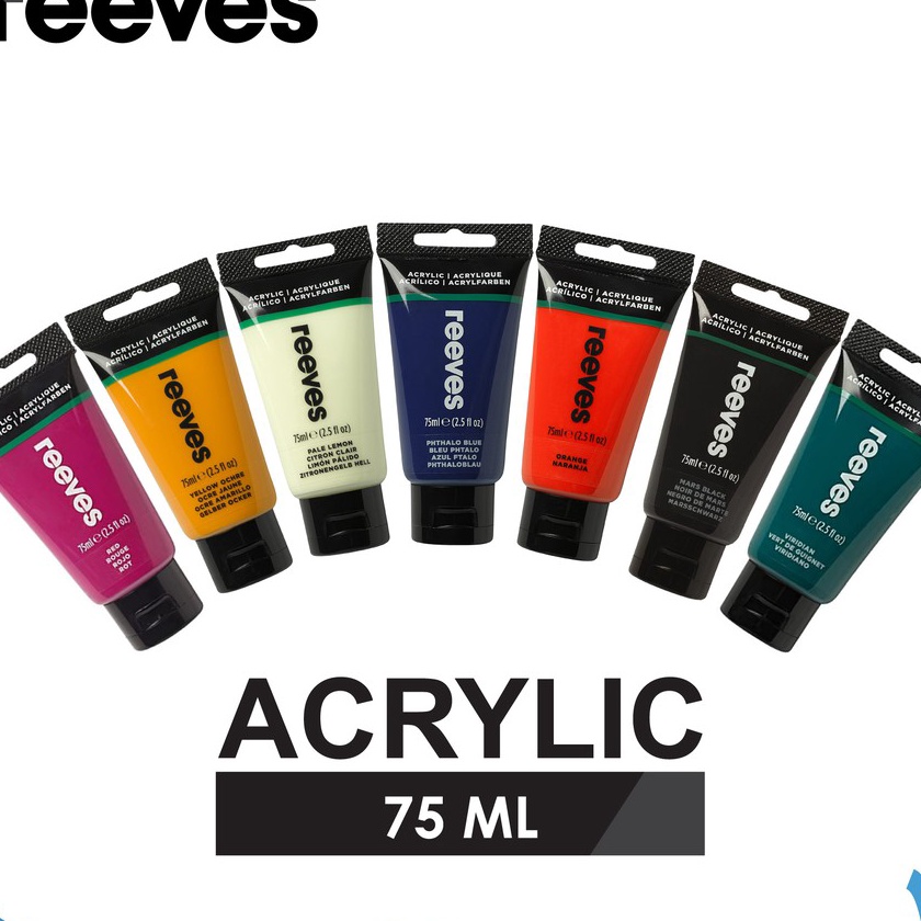 

Terbaru Reeves Acrylic Artists 75ml Acrylic Color Paint Cat Akrilik