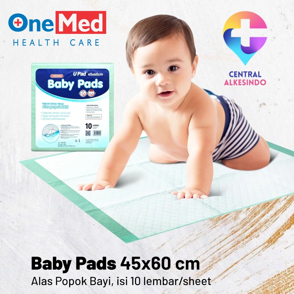Upad Baby Onemed Underpad Baby Pads Perlak Bayi Central Alkesindo