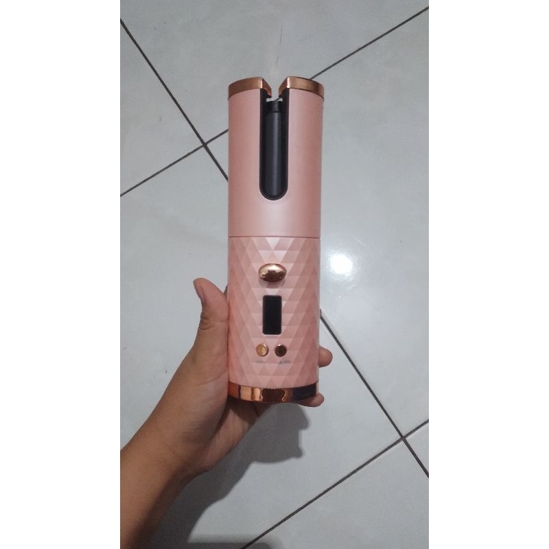 Catokan portable curly otomatis wireless