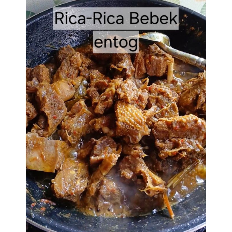 

Rica-Rica Bebek entog atau entog