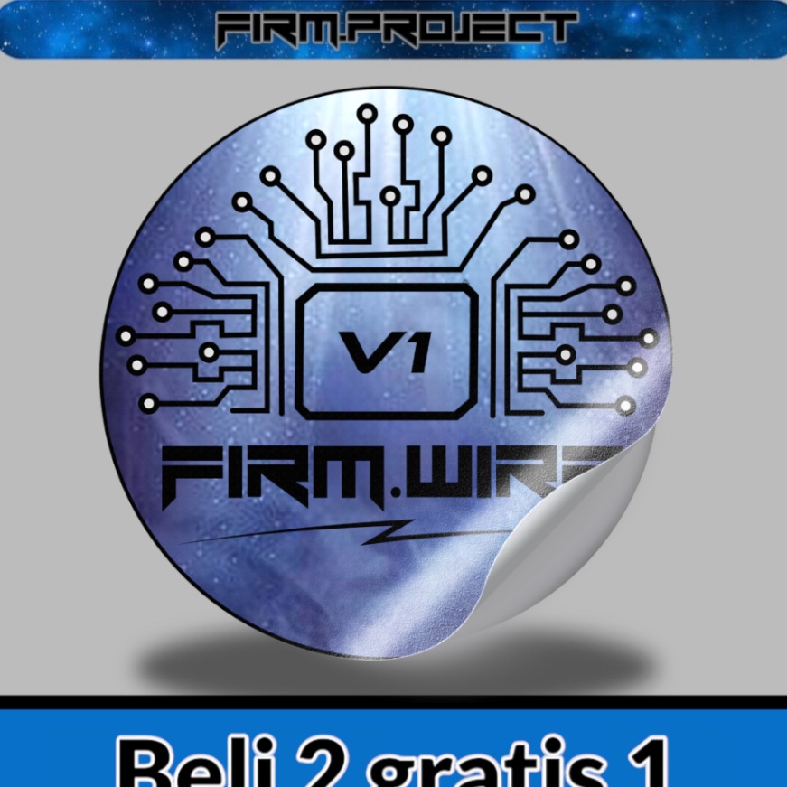 

Super Sticker pot bulat