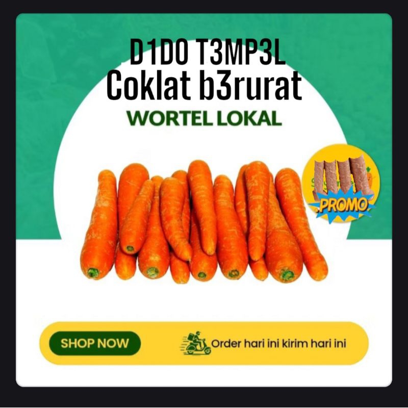 

Wortel buah segar freess produck lokal