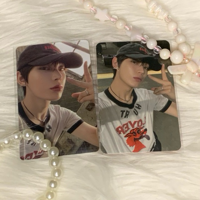 Photocard Enhypen Sunoo Fate+ in Seoul Topi gs25 ob orange blood