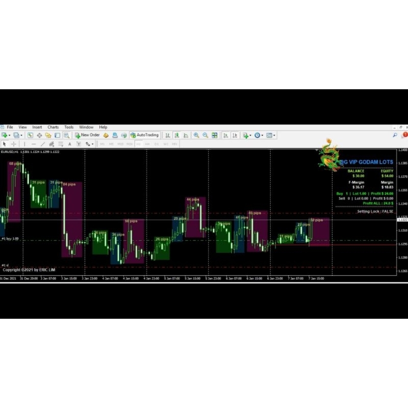 Robot Trading / EA LOTS versi OneShoot & Averaging (+ Plat PGC)