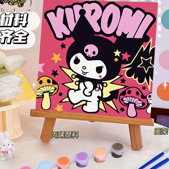 

KI3 Canvas Painting By Number Melukis Mewarnai Kanvas Nomor Prakarya Anak