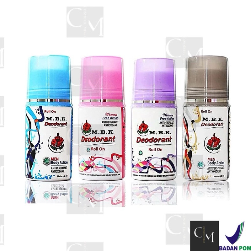 Deodoran Roll On MBK Rollon Murah Harga Grosir MBK Deodoran Roll On Bedak Tawas Penghilang Bau Badan