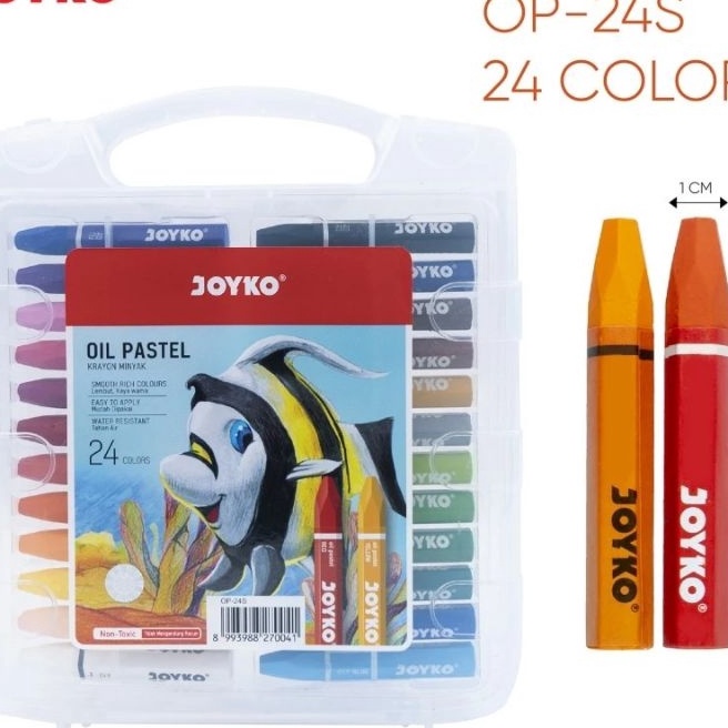 

Khusus KRAYON CRAYON OIL PASTEL JOYKO 24 WARNA