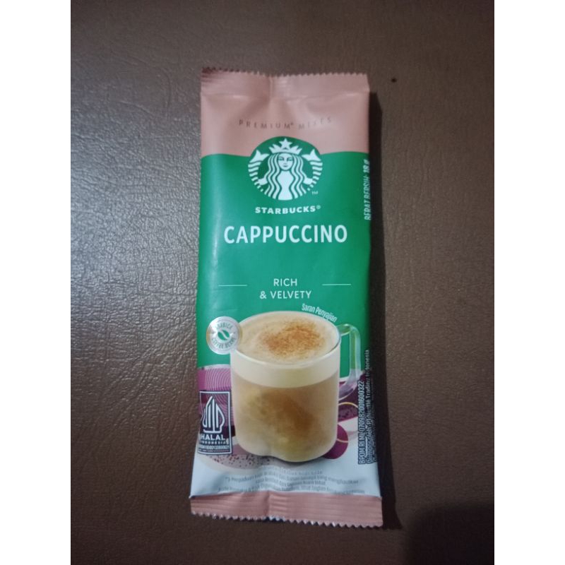

starbucks saset rasa cappicino 18gr