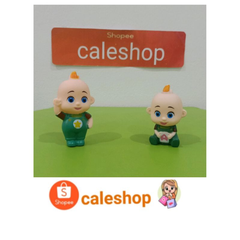 Caleshop Topper hiasan kue ulang tahun anak Cocomelon Super Jojo  Baby John Coco Melon Little Angel
