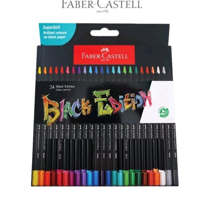

Beli Pensil Warna 24 Black Edition Faber Castell 116424