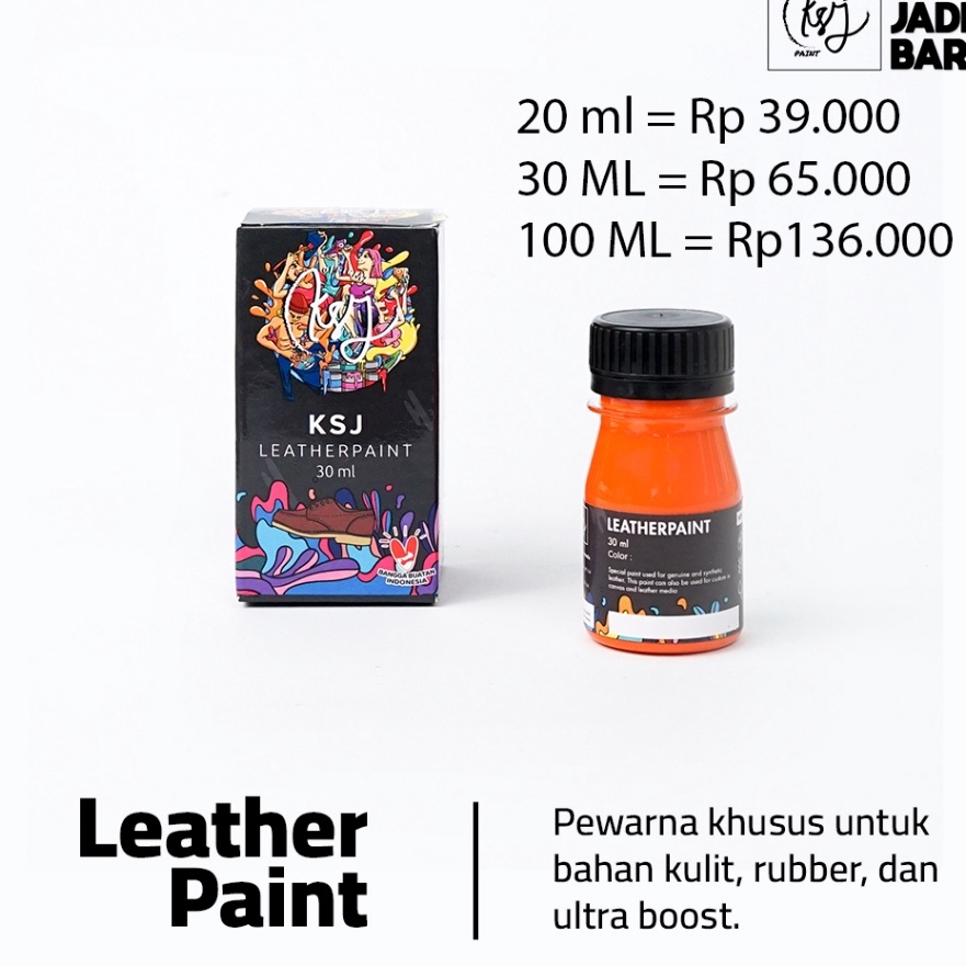 

KI3 Cat Sepatu Cat Tas KSJ Leather Paint
