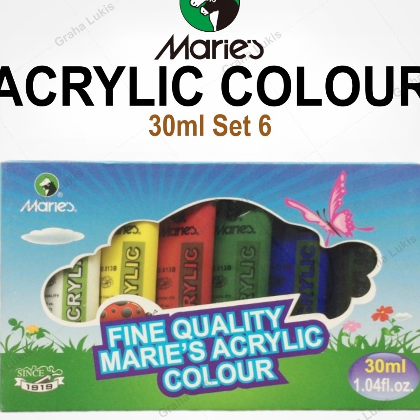 

Langka Maries Acrylic 3ml Set 6